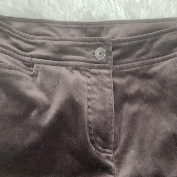 Eileen Fisher straight leg Velvet Suede Pants/Jeans Size Petite Small - Picture 3 of 6